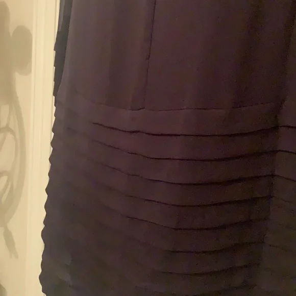 Diane Von Furstenberg Purple Sheath Dress with Long Bishop Sleeves for Cocktail - Picture 2 of 11